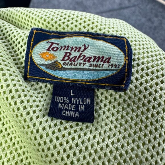 Tommy Bahama Swim Trunks Mens L Green Surf Hawaiian Beach Relax Mesh Aloha - Picture 3 of 10